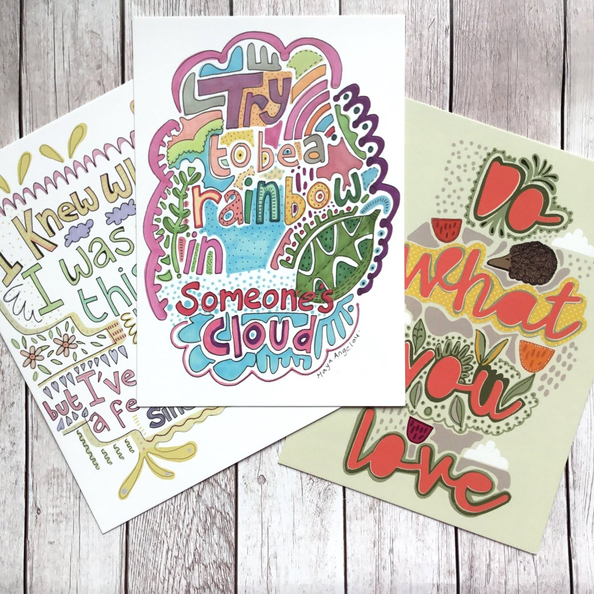 23++ Inspirational Quotes Illustrated Art And Words To Motivate - Richi