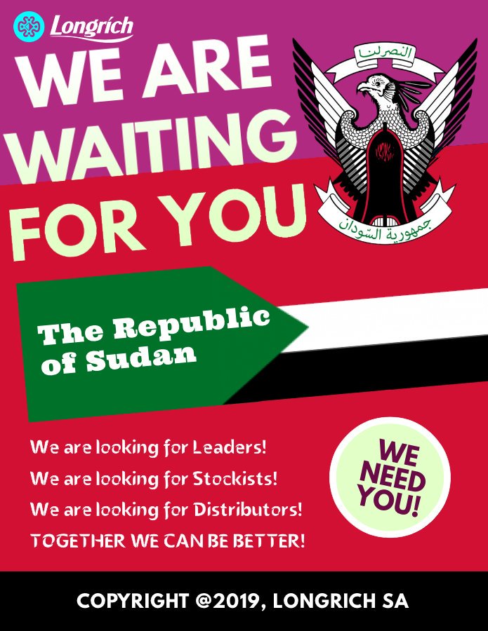 LongrichR's tweet photo. Are you in Sudan, we're looking for a person who is ready to make a difference in their pocket and add more money in their bank account. #AskMeHOW #JoinLongrichNow #LongrichTheFuture #NoBetterTimeThanNow #BeYourOwnBoss WhatsApp me on +27836610683 or DM me for more clarity https://t.co/Fqp4yjzC3j
