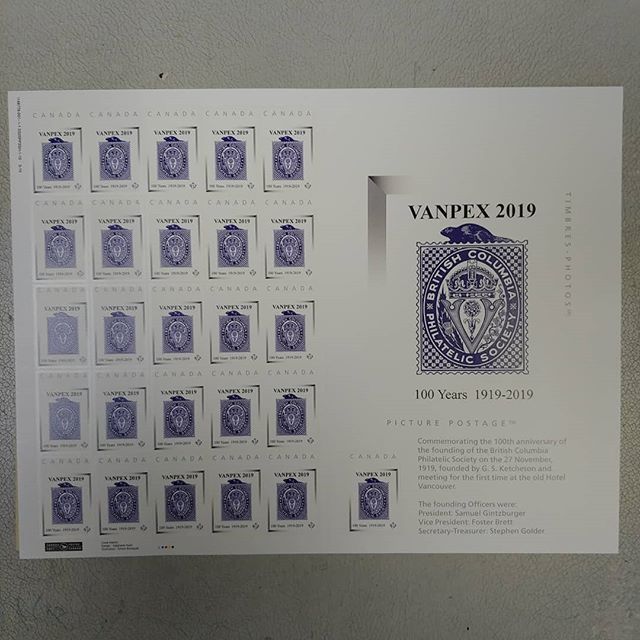 AllNations1949's tweet photo. Vanpex 2019 picture postage sheet available only at upcoming show
#vanpex #bcphilately #bcphil #canadapostpicturepostage https://t.co/2kdb1Fak3O https://t.co/3NSh4I2IYb