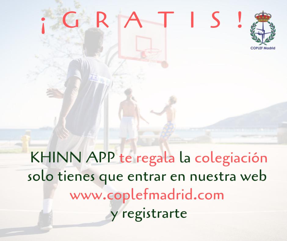 coplefmadrid's tweet photo. ¿Vas a esperar qué te lo cuenten? Con @Khinn_app consigue tu #colegiación#GRATIS registrandote en el banner que encontraras en nuestra web 👉https://t.co/dfa3WYGDi6
🏃🏃🏃

#JuntosSomosMásFuertes #LaFuerzaDelColectivo #CCAFYDE #KhinnApp #ColégiateGratis — con @Khinn_app https://t.co/6O0qgLVuQe