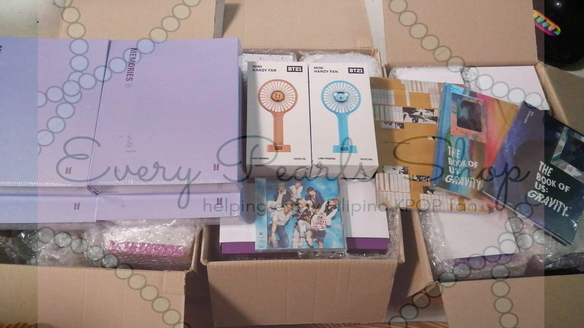 EveryPearlsShop's tweet photo. 📣Robongs, BTS Memories, some BT21 merch & DAY6 Album finally came to my partner's address.
👉To those na may balance pa pakisettle na, to those na magpapa poster tube for BTS Memo please DM us.
👉All items will be shipped daw on Sunday or Monday since busy sya
#EPSUpdate https://t.co/08UYRBSgYy