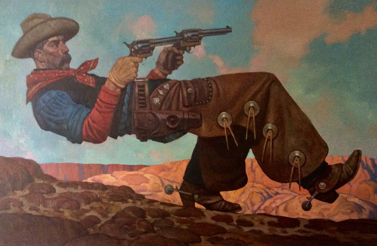 grandmamosaysit's tweet photo. 6 posters of this will be available soon. #westernart #johnnylimbo #cowboys #gunslinger https://t.co/Vg0qcdKaLZ