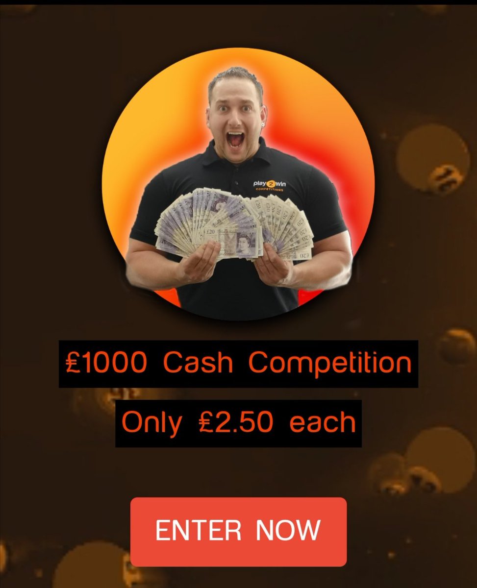play2wincompet1's tweet photo. 145 numbers SOLD on our £1000 CASH PRIZE COMPETITION
💰💰💰💰💰💰💰💰💰💰💰
Don't miss out &amp; enter here 👇
https://t.co/DFHtQf2DwG https://t.co/INVWs9hYiM