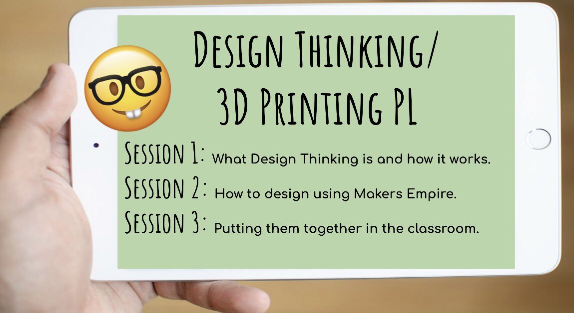 Teachers having fun engaging in Design Thinking PL after school. Next stop 3D printing! #Leumeahlearners #makersempire <a href="/MakersEmpire/">makersempire</a>
