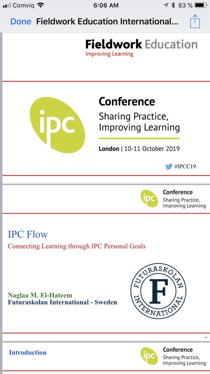 I look forward to sharing a little about the “IPC Flow” concept which I built and constructed mainly to support in the implementation of IPC both in bilingual and international schools.
#fieldworkeducation #internationalprimarycurriculum
#IPCC19