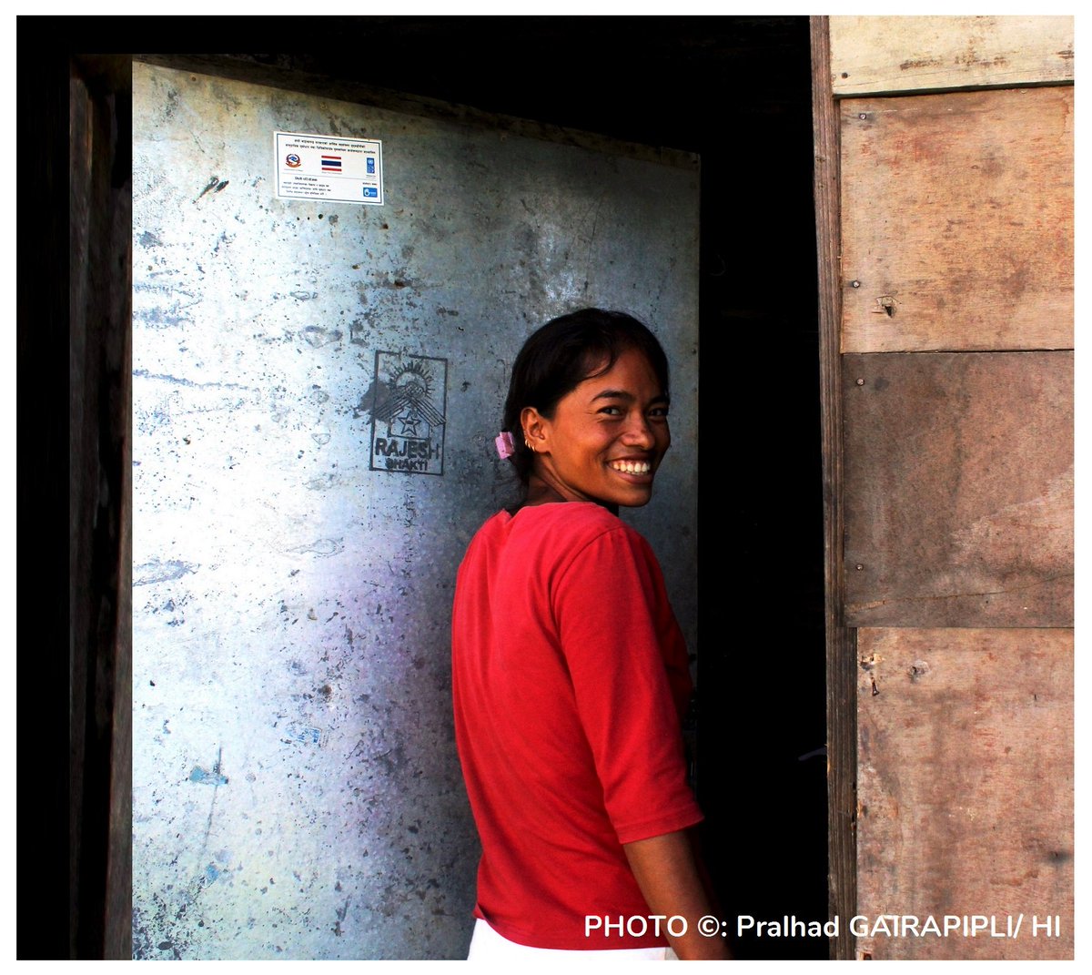 HI_INNESKA's tweet photo. #ThursdayMotivation👇👇🏻 
😊: Jamuna, 26, communicates with sign language or ✍️ notes. Thanks to the support from Royal 🇹🇭 #Govt &amp; @UNDPNepal, she could make a new cottage and restore her tailor (🧵✂️) that was damaged by #NepalEarthquake.
[#SDG8]: #InclusiveLivelihood https://t.co/yN18aDzkON