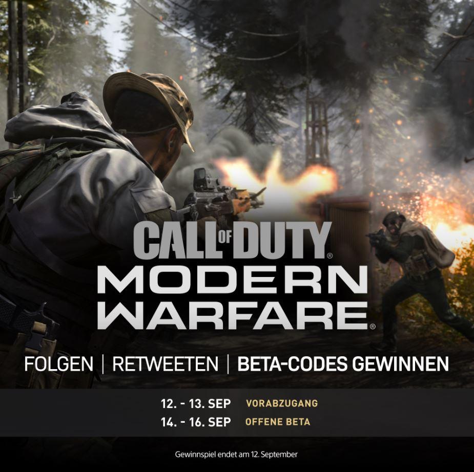 Noch habt ihr Zeit ⌛️ ... Wir verlosen 15x2 Codes für die #ModernWarfare Closed Beta.  
Erfahrt mehr → bit.ly/2Q4wr3z 
#PS4 TNB: bit.ly/30aOhlt #CallofDutyModernWarfare