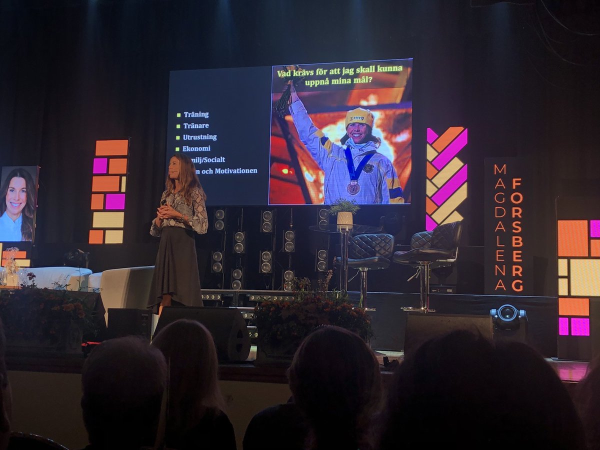 Magdalena Forsberg om hur hon nådde sina mål. På Eslövs näringslivsdagar Därför:Eslöv – med människan i fokus. #därföreslöv