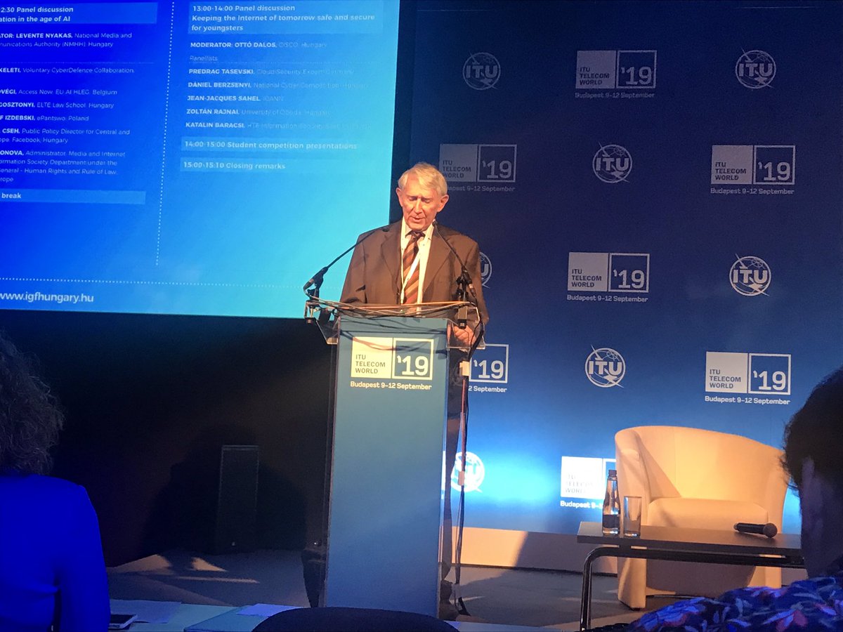 gabischittek's tweet photo. Peter Major is opening the first Hungarian IGF #igfhungary2019, which ICANN is a proud partner of. https://t.co/BfABUFaXHg