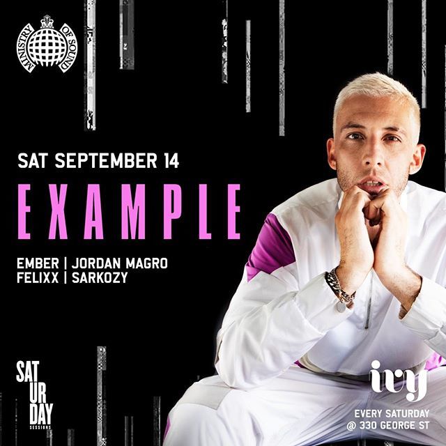 The countdown is on! Two days to go until hitmaker <a href="/example/">example</a> is headlining at Ministry of Sound 💜 ift.tt/34ALTrn