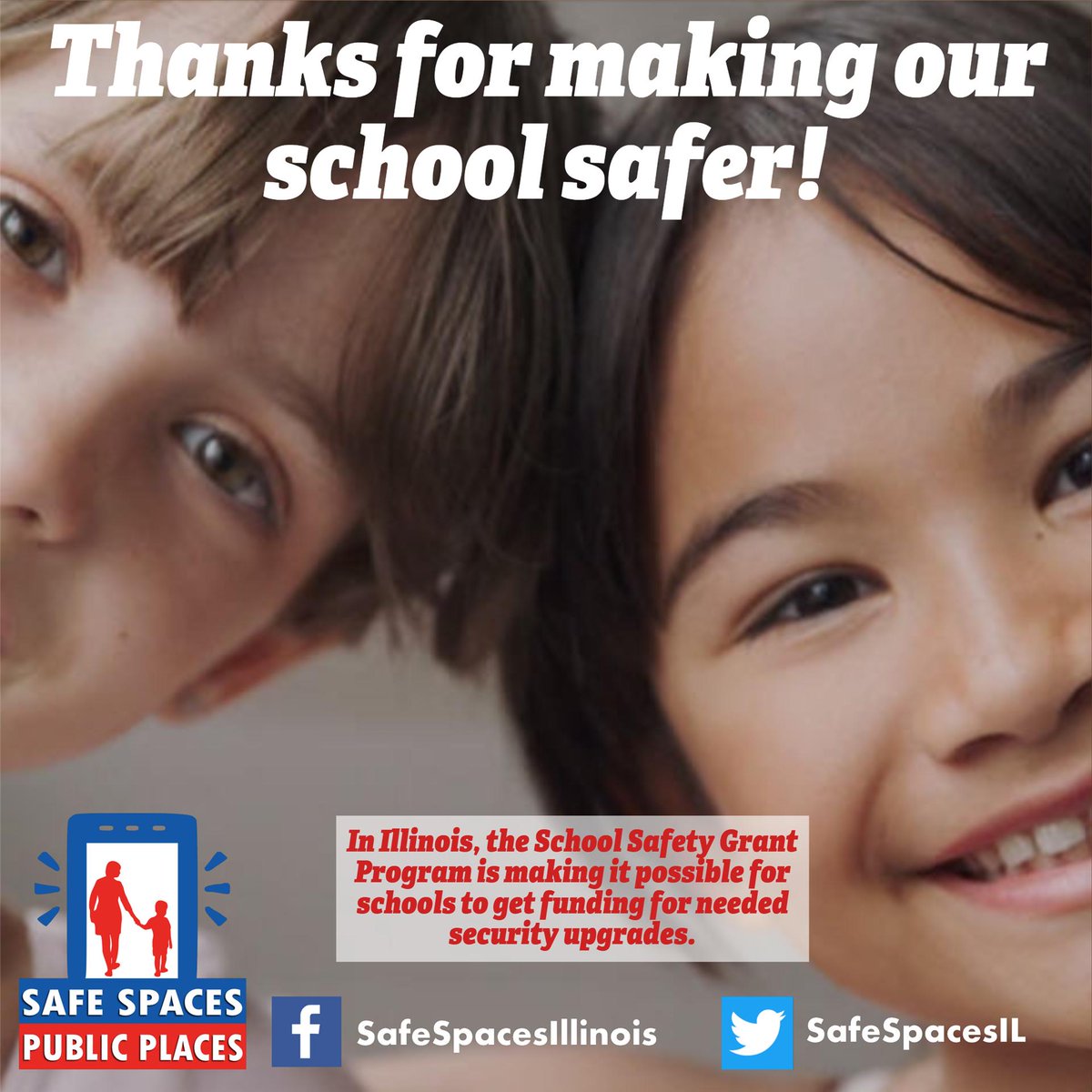 From kindergarten through college, every day students don't have to fear for their safety is a GREAT day! The Illinois School Safety Grant Program is helping make that happen!