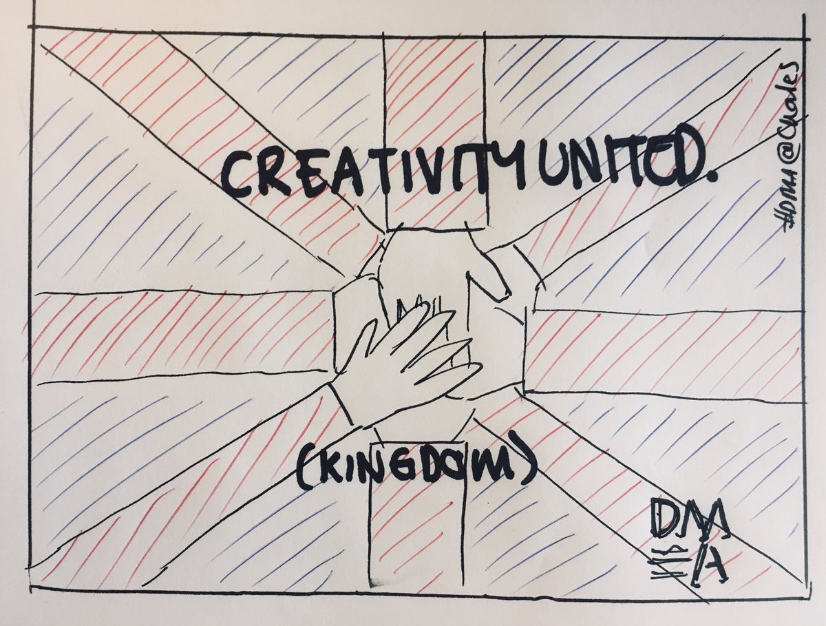 Chorles's tweet photo. Creativity united (Kingdom) @OneMinuteBriefs @DMA_UK #GBC #creative #advertising #copywriting #design @MarksR5Design https://t.co/PuHgvWmpku
