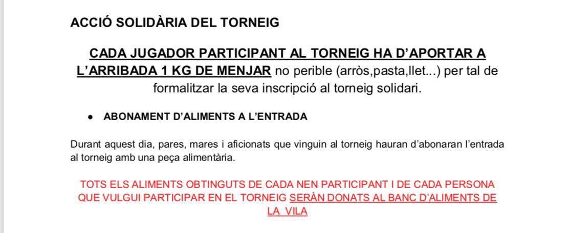 fcjoanenc1923's tweet photo. 📍VIII TORNEIG BENÈFIC DEL BAGES:

Amb els amics de @Eformationfun us presentem per aquests cap de setmana en categoria Benjamí i Aleví la VIII edició d'un torneig que a part de poder comptar amb els millors planters del territori català, té un afegit en la recaptació d'aliments. https://t.co/EmCFZi8qhq