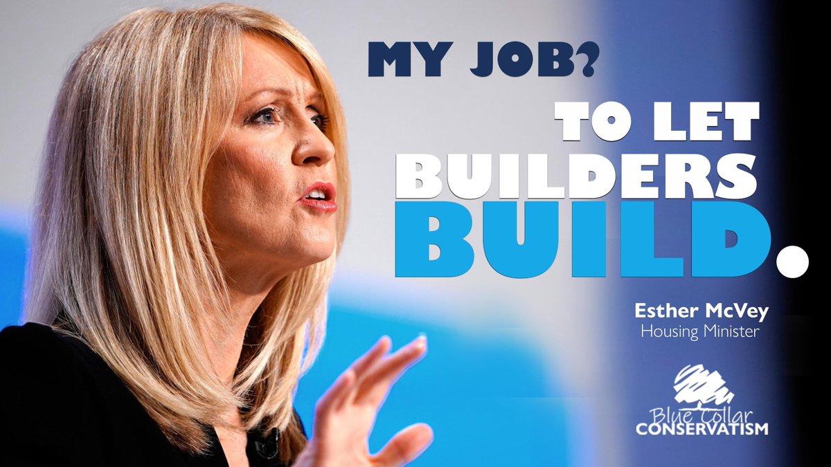 bluecollartory_'s tweet photo. Fantastic speech at #RESIevent by @EstherMcVey1:
👏Housing shortage a "scandal"
🏡Big effort to expand homeownership
👷♀️All types of homes by all types of builders for all stages of life
🏗️Putting "unloved" brownfield land first
👊Prioritising working people's aspirations👊 https://t.co/kFOBo99OME