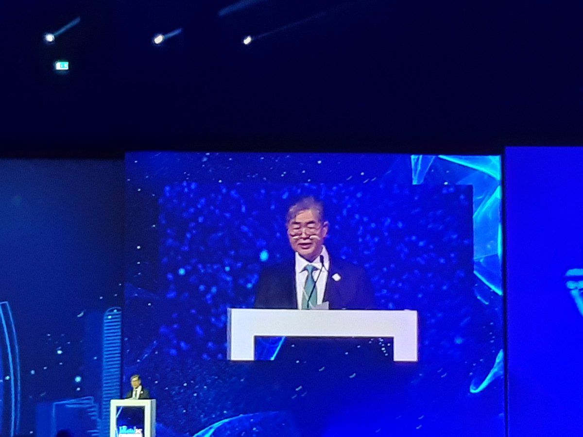 "Prosperity is the combination of sustainable growth and the capacity to maintain resilience" Younghoon David Kim, WEC <a href="/WECongress/">World Energy Congress 2026</a> #WEC2019