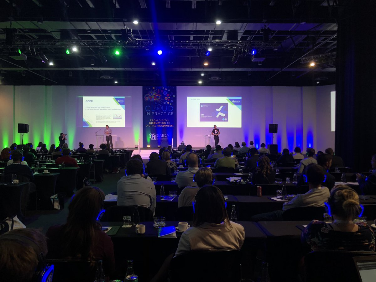 trent_mclaren's tweet photo. Great to see a lot of Blue headphones tuning into @guy_pearson story of start, grow &amp; scale his own accounting firm @interactiveaccg and then building @ignitionapp 

Thanks for having us @saica_ca_sa #cloudinpractice https://t.co/sfCQj1tanS