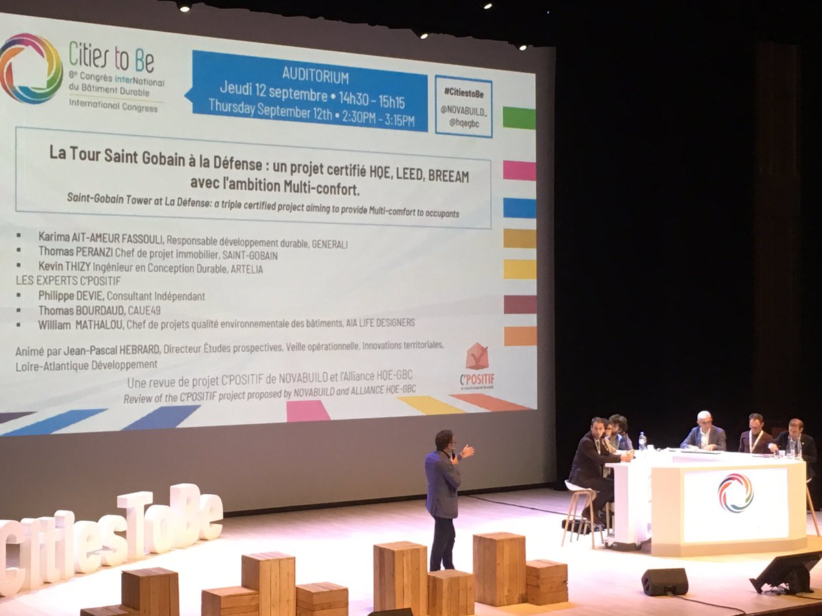 PascalEveillard's tweet photo. Présentation du projet Tour @saintgobain dans le cadre de #CitiesToBe à Angers: un bâtiment durable exemplaire, showroom des solutions du Groupe, avec un soin particulier porté aux conforts https://t.co/goZFj0g3cO