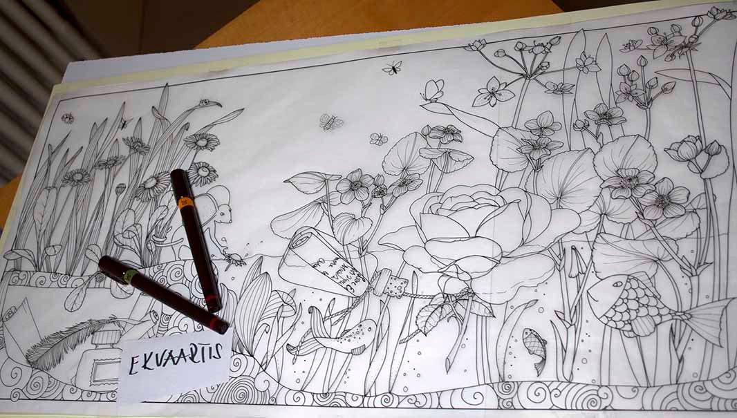 ekvaartis's tweet photo. Sending a Love Letter Giant Coloring Page #coloring #panoramiccoloring https://t.co/P9XnZdehcA