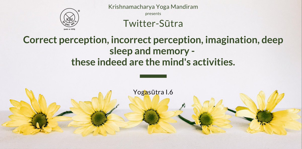 KYM_India's tweet photo. Understanding the core concepts of #Yogasūtra by Nrithya Jagannathan. This is not intended as a literal translation of the Sūtra, but a broad look at each Sūtra through the lens of the KYM tradition. 
#krishnamacharyayogamandiram #KYM #Yoga #AYUSH #IDY #wellness #fitness #IDY2019 https://t.co/C3v5H3QJbJ