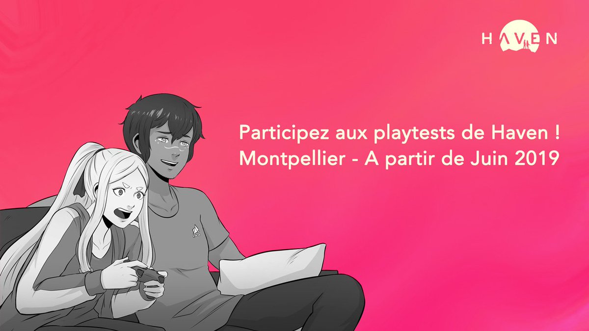 Si vous êtes sur Montpellier et que vous voulez participer aux playtests de Haven, nous cherchons de nouveaux joueurs pour des sessions de 2h environ, de maintenant à cet hiver ! 
Postulez directement à playtest at thegamebakers.com !

Plus d’info :
thegamebakers.com/participez-aux…