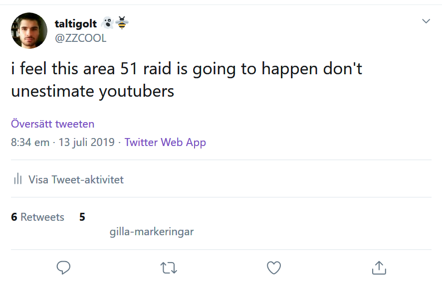 ZZCOOL's tweet photo. i have this world figured out it's scary how much i know how youtubers work #Area51 #area51raid https://t.co/pBKKCYM09k