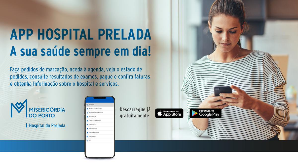 HPrelada's tweet image. Já fez o download da aplicação do Hospital da Prelada?

Descarregue gratuitamente.
Disponível na App Store e Google Play.

A sua saúde sempre em dia!

#novaapp #app #hospitaldaprelada #apphospitaldaprelada #appprelada
