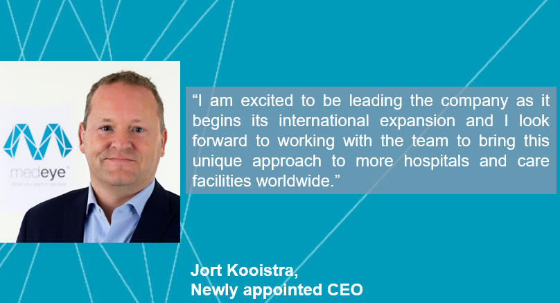 MedEye is excited to welcome Jort Kooistra as Chief Executive Officer, as the company looks to grow internationally. Full announcement here: bit.ly/2lQk1xs  #medtech #welcometotheteam #whenyouwanttobesure