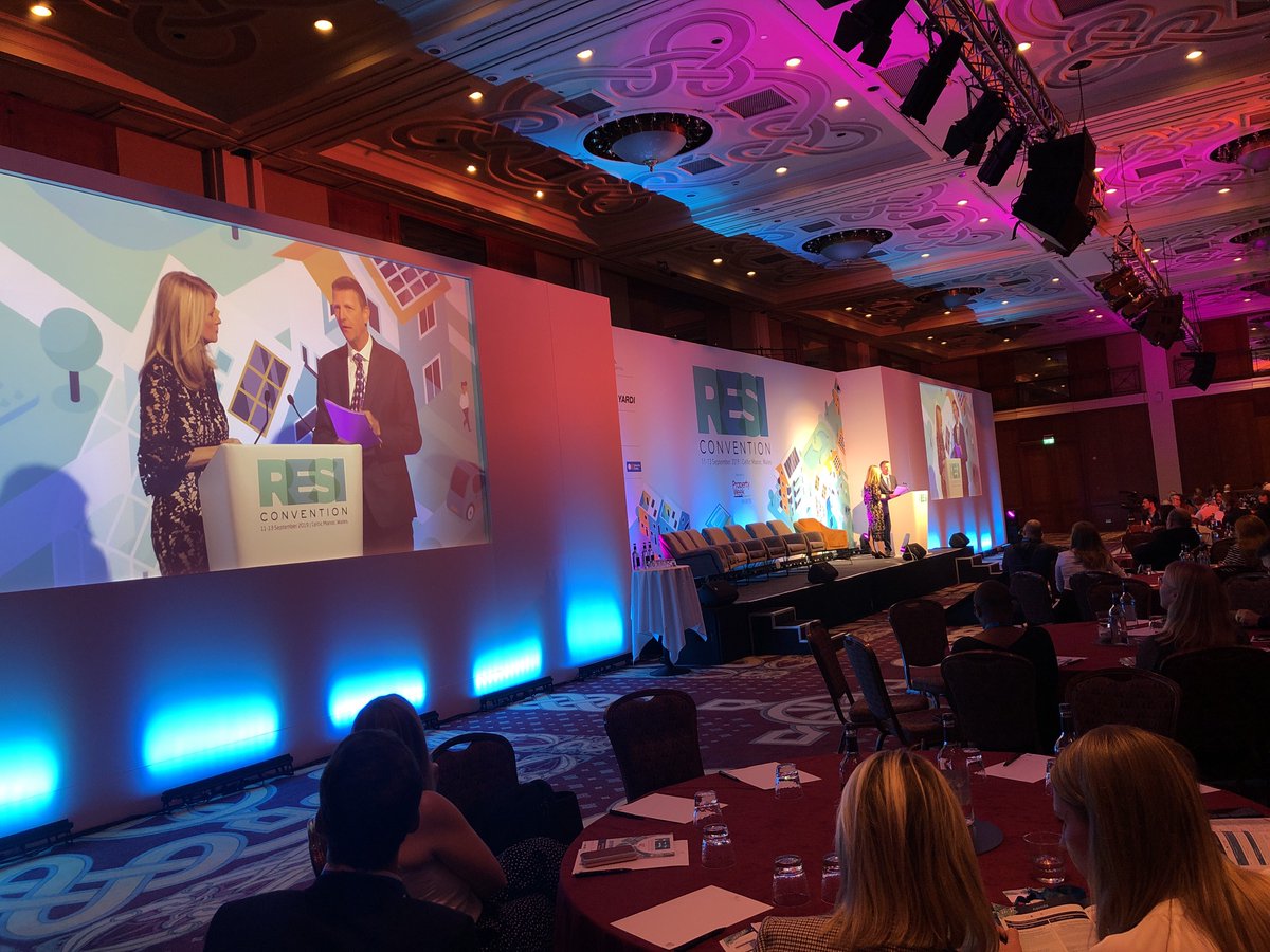 mhclg's tweet photo. @EstherMcVey1 Closing her speech to #RESICon, @esthermcvey1 “the Government will support you, we have supported you - we now together have to tackle our Great British problem” and get more homes built https://t.co/i1NlJi77z1