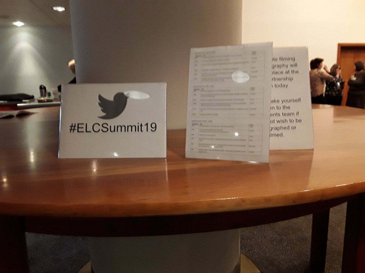 May_SCMA's tweet photo. Busy day ahead, #ELCSummit19 , #cheersforchildminding , finding out about progress, new developments and sharing good practice in lead up to 2020. https://t.co/SxnvVeLsxW