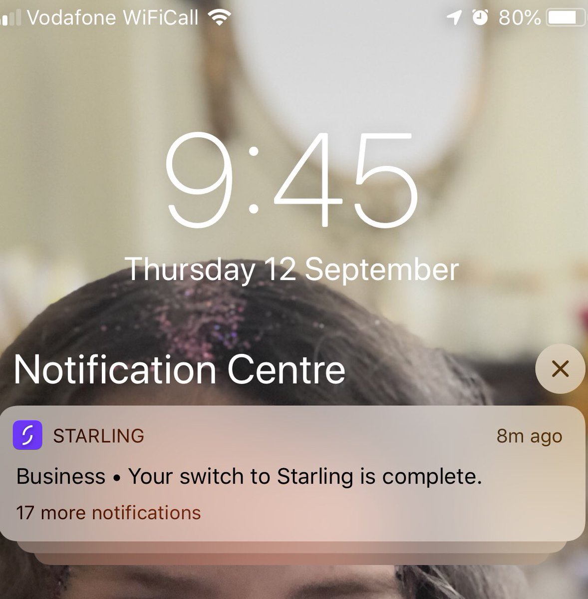 leewoodman's tweet image. Day 1 with @StarlingBank 👌