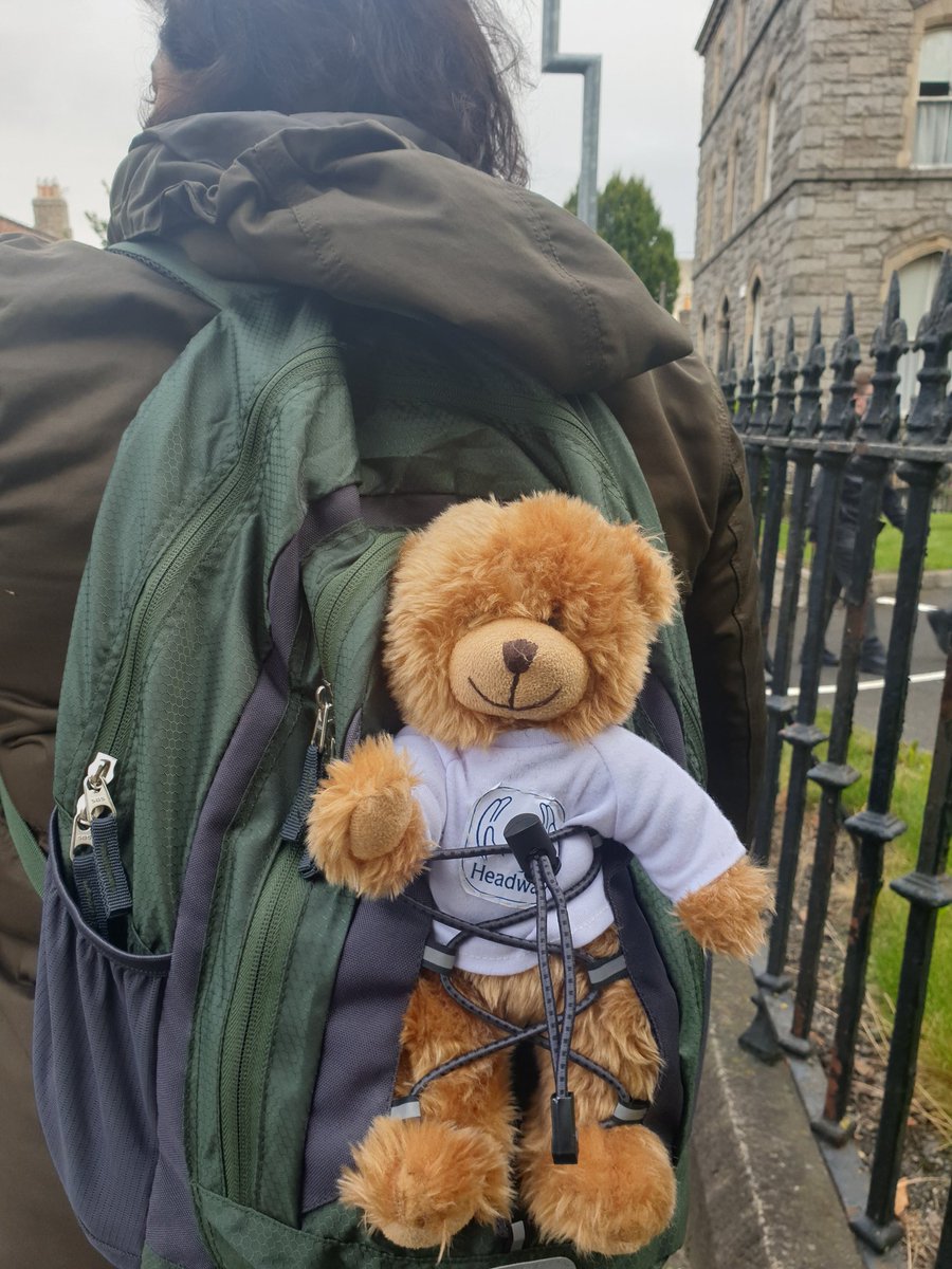 What better way to see the sights than strapped onto someone's back #Tedway #Headway #HeadwayWarringtonOnTour