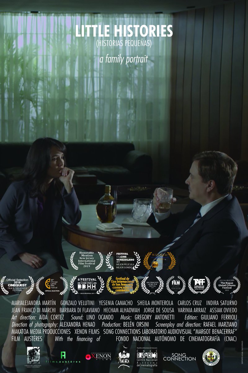 Venezuelan film "Little histories" by <a href="/rafaelmarziano/">Rafael Marziano</a> is honored to be part of the Official Selection of prestigious San Francisco Latino Film Festival <a href="/sflatinofilm/">SF Latino Film Festival</a>, US, to be held from Sep 20-29. #LittleHistories #HistoriasPequeñas <a href="/littlehistorie1/">LittleHistoriesFilm</a> <a href="/HistoriasPequen/">HistoriasPequeñasFilm</a> #Venezuela