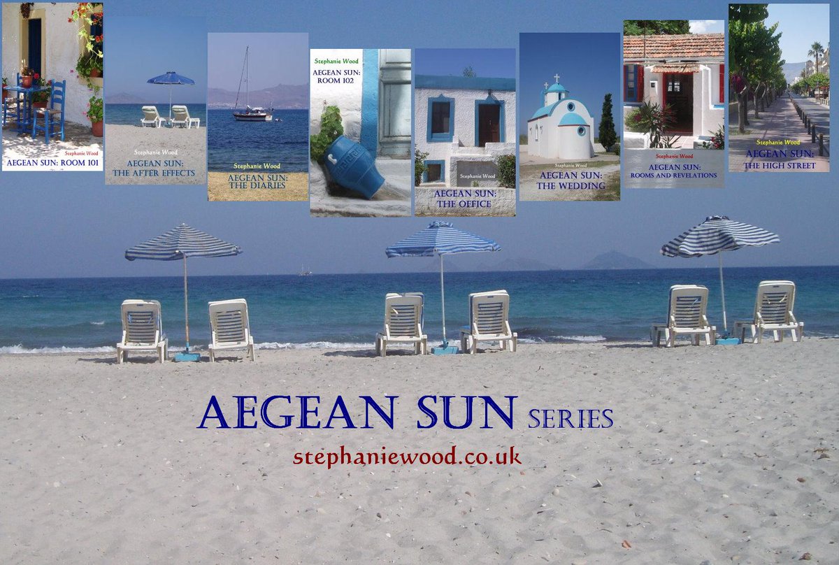 The Greek summer season may be almost over, but you can still discover the secrets of the Aegean Sun hotel 🏖️
Try the first 3 books for only 99p / 99c each!!
#holidayreads #summerholidays #summerbooks #beachreads 
#easyreads #shortstories #QuickReads 
amzn.to/1Um7pr6