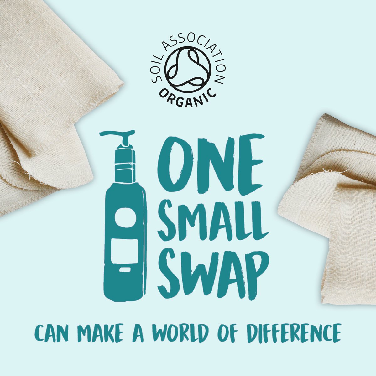 💚 #onesmallswap Swap your Disposable Cleansing Wipes &amp; Cotton Wool Pads for Botanicals Organic Muslin Cloths! 💚 Made of 100% organic muslin they’re perfect for facial cleansing as well as removing masks and other facial treatments!