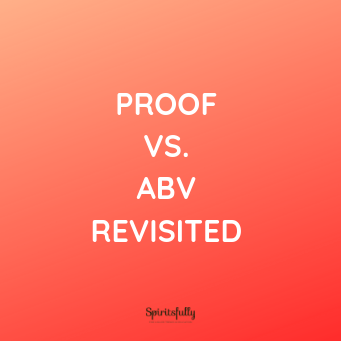 Being in mainland Europe I tend to refer to abv more than proof when discussing the alcohol content of a drink. 
Proof appears from time to time through. But what is the difference?

THIS POST IS A RE-POST, BUT EXTENDED!
It's online today!
#spiritsfully
#proof
#abv