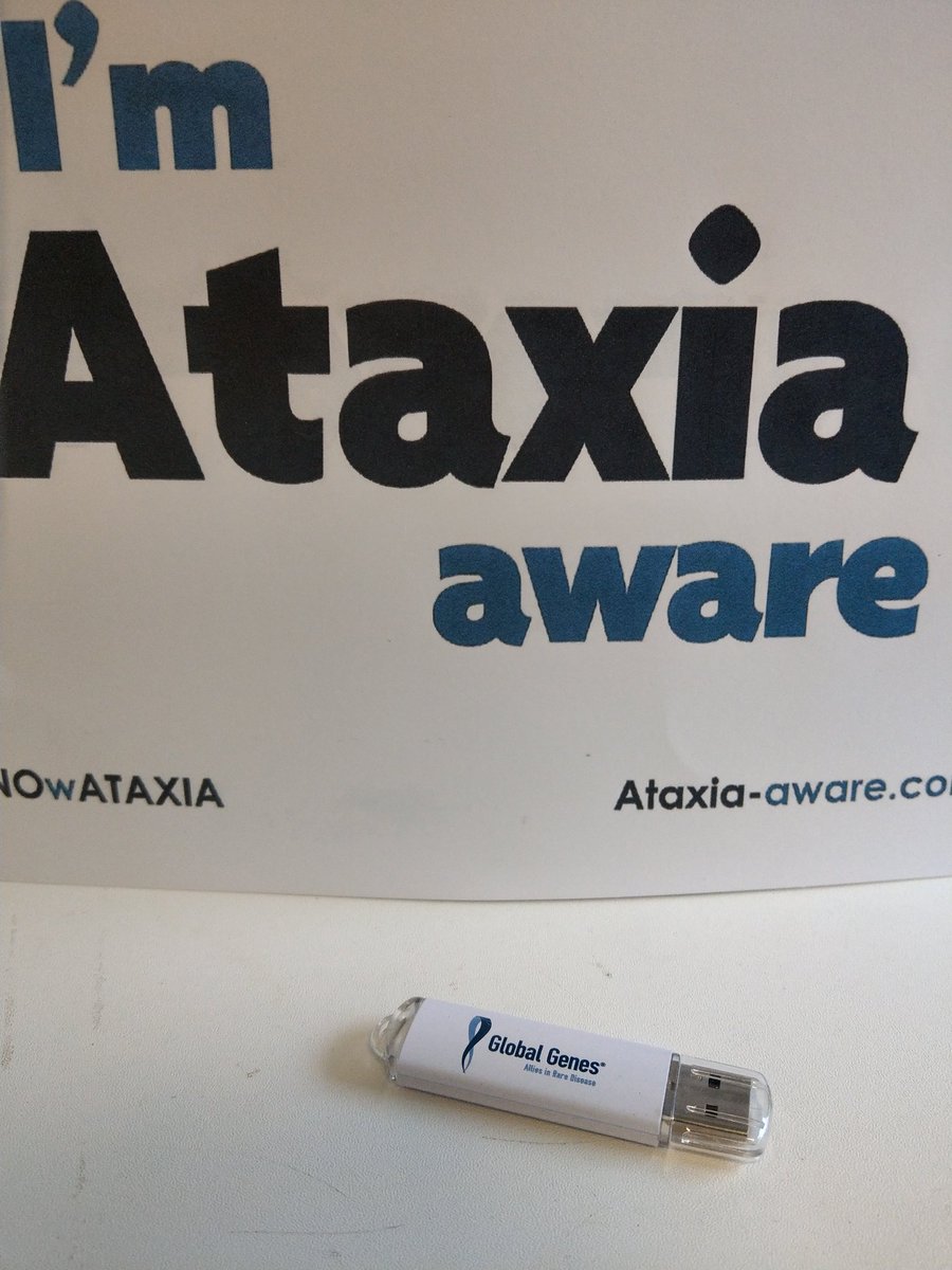 Ataxia_aware's tweet photo. In the #Ataxia #patient group cupboard we came accross the #USB stick from @GlobalGenes #2018GGsummit wow what a coincidence for #2019ggsummit on #ThrowbackThursday https://t.co/Qh6a1X0d8L