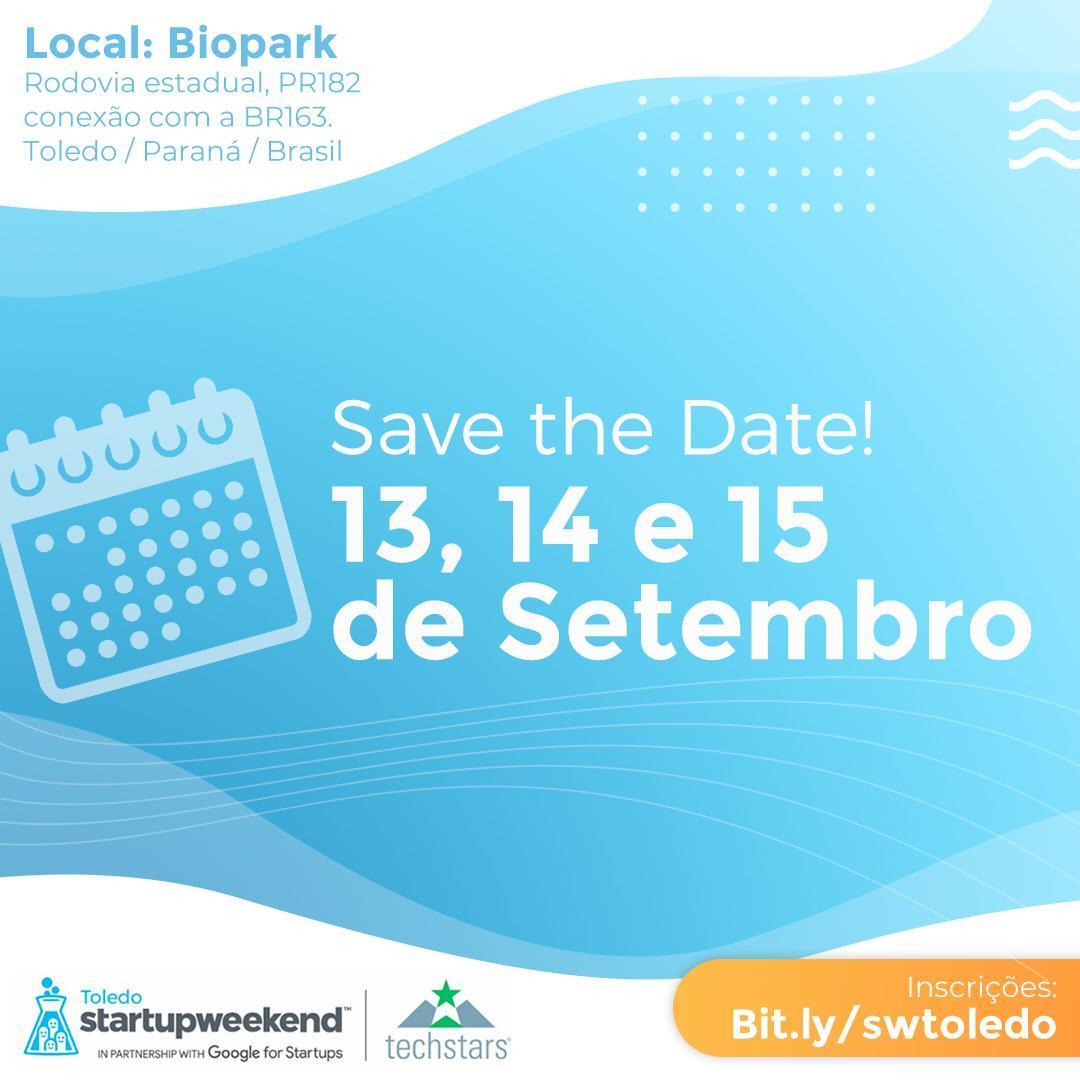 CustomerXBR's tweet photo. Que tal participar de uma experiência única, totalmente imerso em inovação?

Vem aí a Primeira Edição do Techstars Startup Weekend em Toledo - PR!

Inscreva-se pelo link: https://t.co/tQEzYt3s4j

#Startup #StartupWeekend #Techstars #Inovação https://t.co/55Y0P68hjt