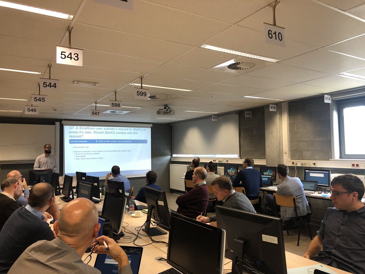 vincentnaessens's tweet image. Hands-on software tools and methodologies for privacy compliance started. A lot of companies attending hands-on at KU Leuven technologiecampus Gent. #CiTiP and   #distrinet joining forces 👌