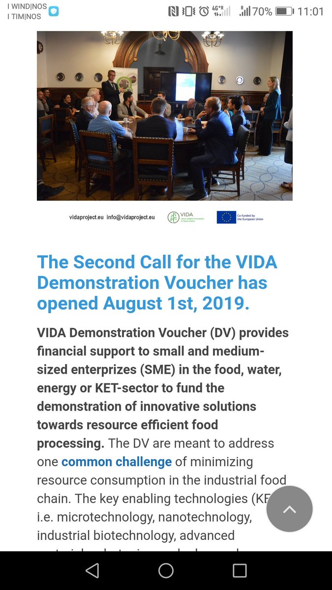 h2020vida's tweet image. Norbert on behalf of #FoodProcessingInitiative and @h2020vida team confirms about competitiveness and high quality proposals that received funding in #firstcall and looks forward to receive same quality or even higher TRL in the #secondcall for #DemonstrationVoucher