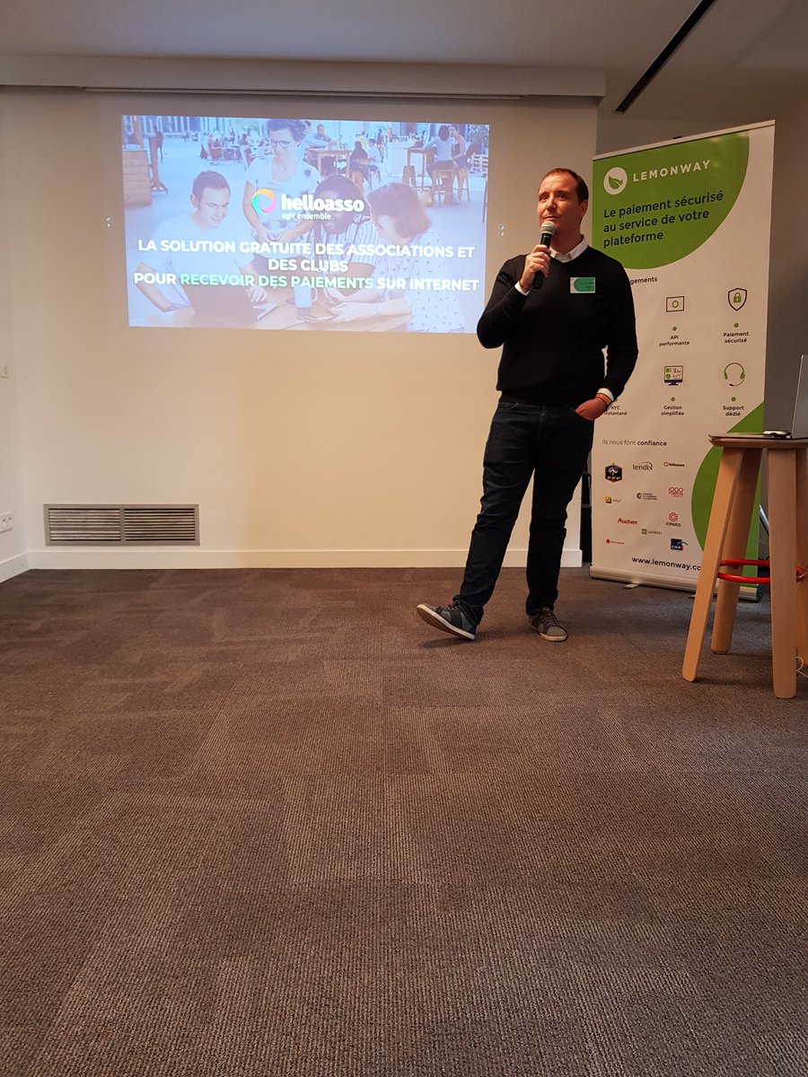 hana_ditta's tweet image. #LemonBoost : "Le paiement régulé au cœur de l'expérience utilisateur" Intervention de Thomas Guillochon de @helloasso #KYC #regulation