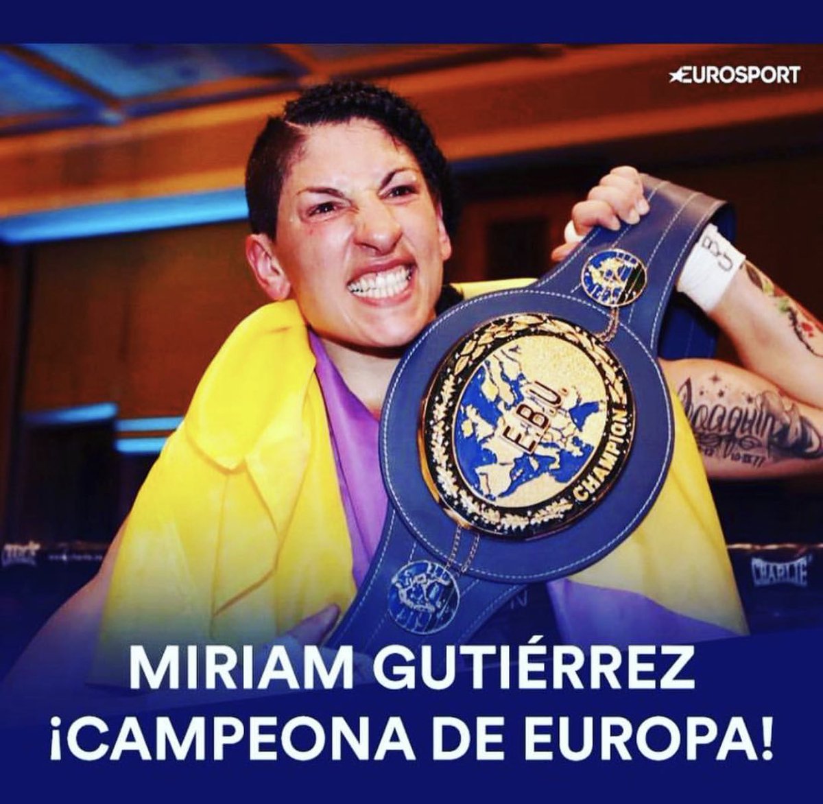 BoxingMGMT's tweet photo. Campeona de Europa 135 lbs. ✅
Campeona WBA Gold 135 lbs. ✅
#1 WBA 135 lbs. ✅
#1 IBF 135 lbs. ✅
Invicta 12-0. ✅

2/11 en La Coruña!

https://t.co/5sT1PumSRd https://t.co/hwnS2m9Va9