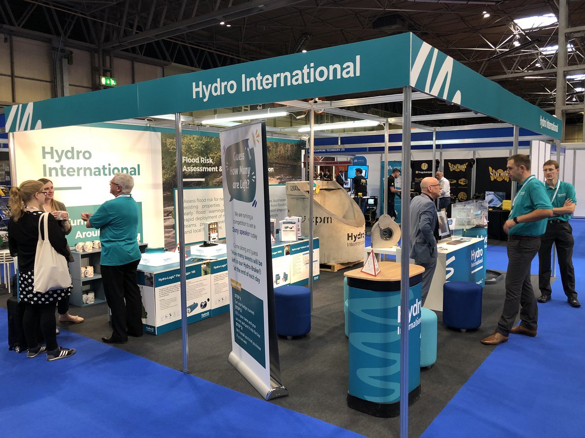 All set up and ready on Stand D46 for Day 2 of @floodexpo