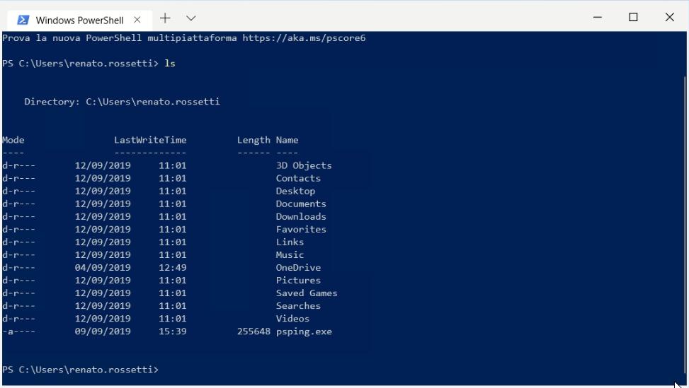 sheepmaster74's tweet image. #powershell6 #powershell #ls #Microsoft finally...