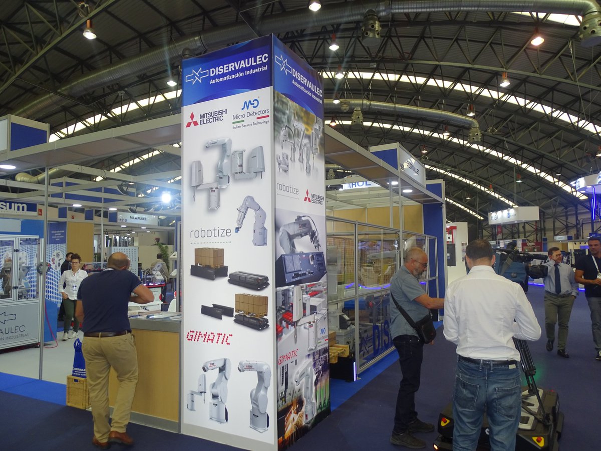 diservaulec's tweet image. ·

Último día de feria @MindtechVigo , todo el equipo de Diservaulec estará encantado de recibiros en nuestro stand 199A #Diservaulec #Mindtech #Mitsubishi #MicroDetectors #Gimatic #Robotize