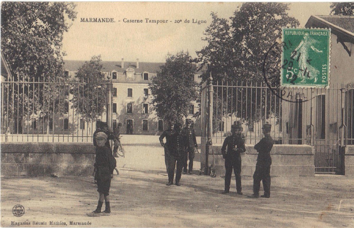 Le_Chtimiste's tweet photo. Caserne TAMPOUR de Marmande du 20 régiment d'infanterie #Chtimiste #Casernes19141918 #20eRI https://t.co/acsI8PsjjC