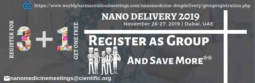 Drug_Delivery's tweet photo. We like to invite you to 2019 #Nano_delivery_conference. For registration and ticket for individual or has a group contact: nanomedicinemeetings@cientific.org
Link: https://t.co/bMSNW8pcA2
#DigitalHealth #Retweet #onmedic  #likes #news https://t.co/dcHz7WImyu
