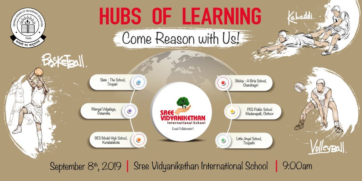 IVidyanikethan's tweet photo. “Hubs of Learning”
#SVIS #Tirupati #HubsofLearning #initiativesofMHRD
#InternationalSchool https://t.co/IAIXnKoHiA