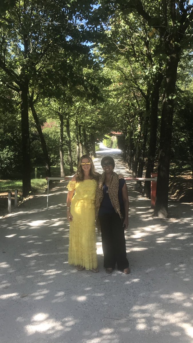 Happy birthday Elisa. Looking forward to lunch and wine tasting with you today <a href="/JustYouHolidays/">Just You</a>  #tuscany #ad #wine