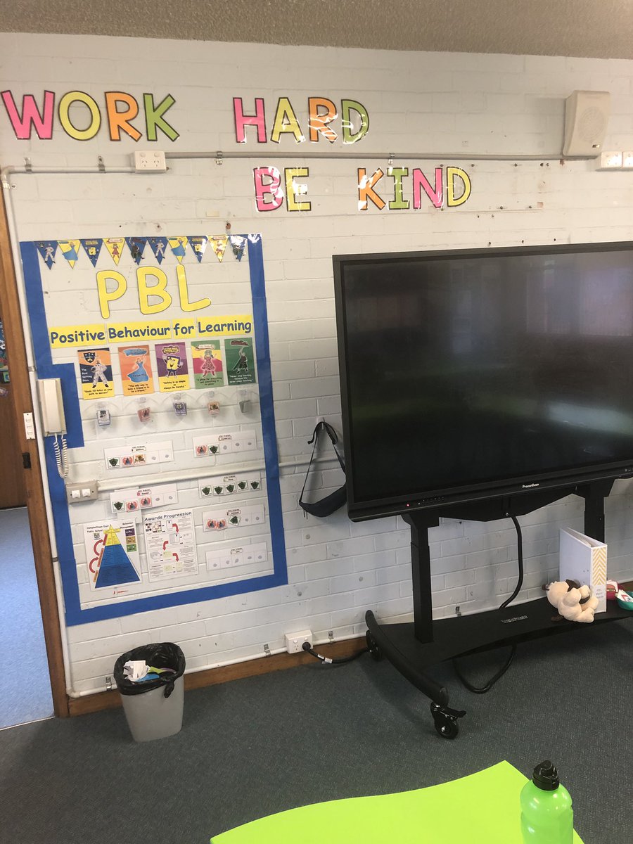 melissa_sm691's tweet photo. This is 1-4Bs class motto! We refer to this many times during the day and like to point out when others are being kind! @CampbelltownEPS #kind #workhard #supportclassroom #autism #mc https://t.co/h6lTvoI4JJ