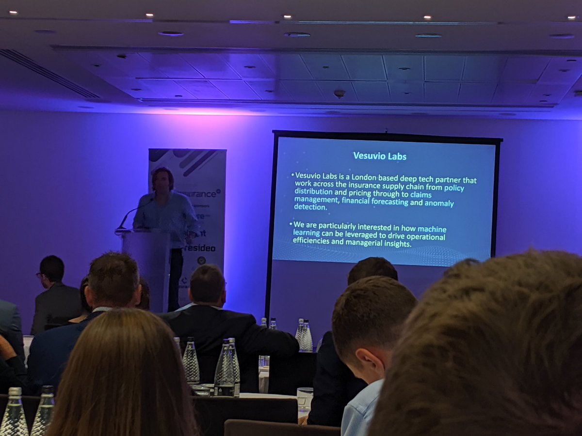 LabsVesuvio's tweet photo. #VesuvioLabs CEO @k_feldborg now live giving a presentation at the "Internet of Insurance" event in London. 

#underwriting #riskselection #riskmanagement #automation #Insurtech #insurance #IoT #api #data https://t.co/QhuC0P3Lbf